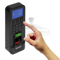 Controle de Acesso Leitor Biométrico Senha Cartão Hikvision