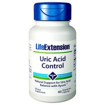 Controle de ácido úrico 60 cápsulas vegetais da Life Extension (pacote com 2)