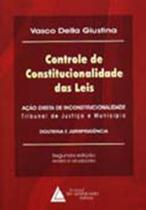 Controle de constitucionalidade das leis: Ação direta de inconstitucionalidade - LIVRARIA DO ADVOGADO