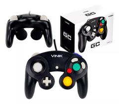 Controle De Game Cube Gamecube Wii Nintendo Joystick Preto - VINIK