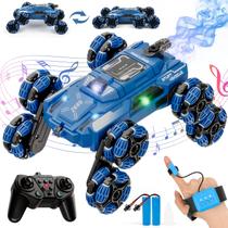 Controle de gestos RC Stunt Car LCIMG Cool de 8 rodas com música e spray