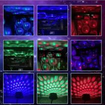 Controle De Música Led Lâmpada Noturna De Teto Usb Interior