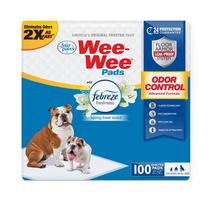 Controle de Odor Four Paws Wee-Wee com Febreze - 100 Unidades de 22"x23" Controle de Odor Four Paws Wee-Wee com Febreze - 100 Unidades de 22"x23"