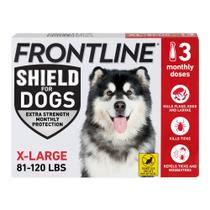 Controle de Parasitas para Pets Frontline Shield XL 37-54 kg 3 Doses Controle de Parasitas para Pets Frontline Shield XL 37-54 kg 3 Doses