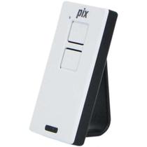 Controle de Portão Eletrônico e AlarmeTX Pix Branco Compatível C/ Garen PPA AGL RCG Omega Sat - Ipec