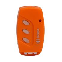 Controle de Portão Ipec Tx Deco 03 botões 433,92mhz Laranja