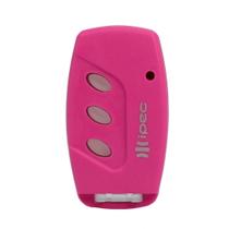 Controle de Portão Ipec Tx Deco 03 botões 433,92mhz Rosa