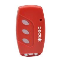 Controle de Portão Ipec Tx Deco 03 botões 433,92mhz Vermelho