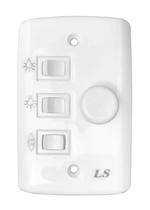 Controle De Velocidade Rotativo 2 Teclas Luz Para Ventilador - Ls Eletro