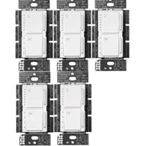 Controle de ventilador e redutor de luz Lutron Maestro MACL-LFQ-WH
