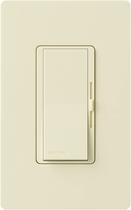 Controle de ventilador Lutron DVWFSQ-FH-AL Diva 1.5A de polo único de 3 vias