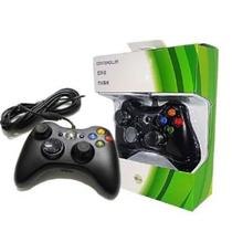 Controle De X box 360 Com Fio Para Video Game e PC Fat E Pc Joystick Jogo gamepad