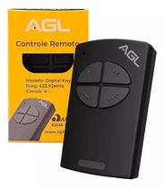 Controle Digital Key 6P20 433,92 MHz Preto AGL