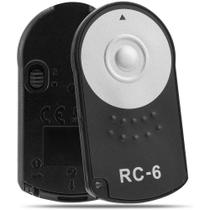 Controle Disparador de Foto Video Para Câmeras Canon RC-6 COM Bateria Controle Disparador de Foto Video Para Câmeras Canon RC-6 COM Bateria