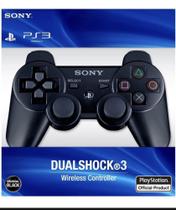 Controle Dual Shock 3 Preto PS3 - Preto - Sony