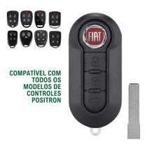 Controle Fiat Alarme Pósitron Flex 3 Botões