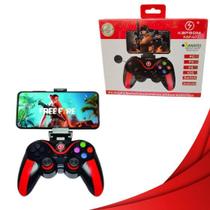 Controle Gamepad Bluetooth com Suporte para Celular Jogos - kapbom