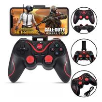 Controle Gamepad Joystick Celular Bluetooth Android Jogos Pc X3