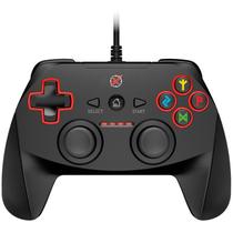 Controle Gamer Kalkan Dagaz, Dual Shock, 13 botões, USB, Para Pc e Ps3