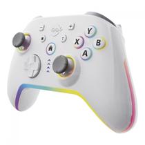 Controle Gamer Ninja Sword V2, RGB, Bluetooth, PC, Android, iOS, Branco, GNCTSWWYNWV2