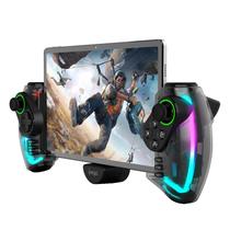 Controle Gamer Profissional Com RGB LED Gatilhos Tipo Hall Ajustável Android los Tablet Função Turbo