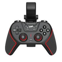 Controle Gamer Redragon Sempiten Bluetooth Com Suporte Para Celular Preto e Vermelho - G712 Controle Gamer Redragon Sempiten Bluetooth Com Suporte Para Celular Preto e Vermelho - G712