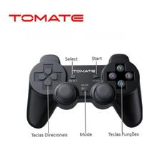 Controle Gamer Sem Fio 2 Controles e Receptor MAY-004 Tomate Controle Gamer Sem Fio 2 Controles e Receptor MAY-004 Tomate
