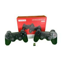 Controle Gamer Sem Fio 2 Controles Tomate Para PC May-004 Controle Gamer Sem Fio 2 Controles Tomate Para PC May-004