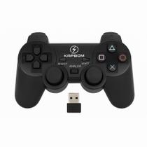Controle Gamer Sem Fio Wireless 2.4G Compatível com Console e PC