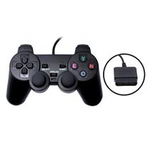 Controle Jogos Ps2 Com Fio Manete Resistente A Quedas