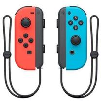 Controle JoyCon Sem Fio para Nintendo Switch Neon Vermelho e Azul Controle JoyCon Sem Fio para Nintendo Switch Neon Vermelho e Azul