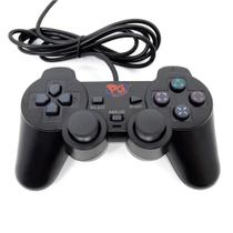 Controle Joystick Compatível PS2 Preto - Playgame