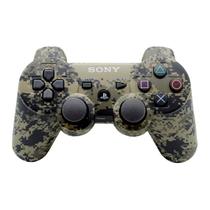 Controle Joystick Compatível PS3 Play Game Army Brown