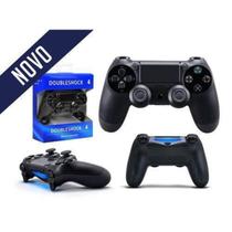 Controle Joystick COMPATIVEL Ps4 Gamer Sem Fio Wireless Video Game - Preto