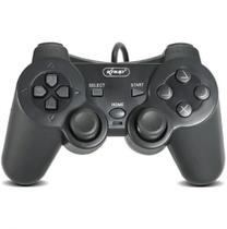 Controle Joystick Dual Shock Usb Pc Cabo 1,5M Knup - Knup Importacao