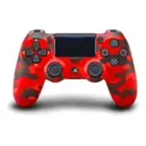 Controle Joystick Dualshock Cor Vermelho Camuflagem