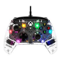 Controle joystick gamer hyperx clutch gladiate rgb transparente 7d6h2aa
