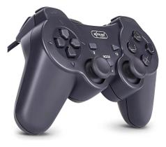 Controle Joystick Gamer Knup, Analógico, PC e Computador, Com Fio, USB Controle Joystick Gamer Knup, Analógico, PC e Computador, Com Fio, USB