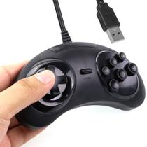 Controle Joystick Retrô Mega Saturno Compatível PC/ USB