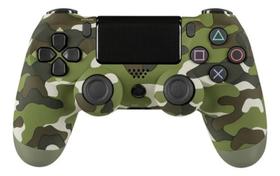 Controle Joystick Sem Fio Camuflado Wireless Verde