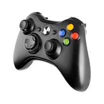 Controle Joystick Sem Fio Compatível c/ Xbox 360 Slim Vídeo Game PC e Celular Cor Preta