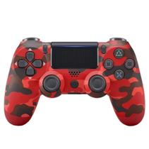 Controle Joystick Sem Fio Compatível Ps 4 Camuflado Wireless Camuflado Personalizado - Doubleshock