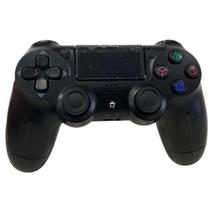 Controle Joystick Sem Fio Compativel Ps4, PC, Celular Android DuploShock4, Preto - Knup