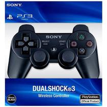 Controle joystick sem fio Dualshock 3 preto