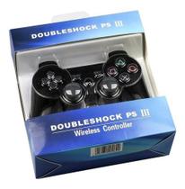 Controle joystick sem fio Dualshock ps3 manete preto - C&C