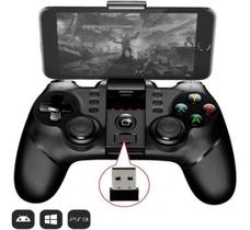 Controle Joystick Sem Fio Ipega PG-9076 Bluetooth Android PC PS3 Ergonômico com Turbo