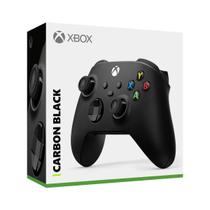 Controle Joystick Sem Fio Microsoft Xbox Carbon Black Preto