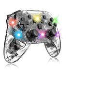 Controle Joystick Sem Fio Para N Switch Pc Game Pad Led Rgb