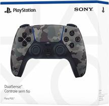 Controle Joystick Sem Fio Sony Playstation Dualsense Cfi-zct1w Gray Camuflado