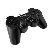 Controle Joystick USB Bright com Fio para Computador e Notebook Simulador de Video Game Cor:Preto Controle Joystick USB Bright com Fio para Computador e Notebook Simulador de Video Game Cor:Preto